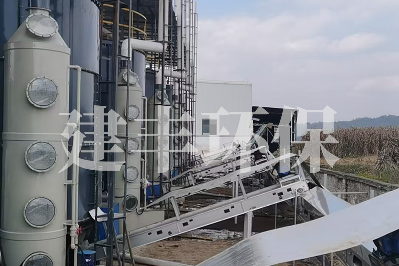 建豐環(huán)保有機(jī)肥發(fā)酵罐現(xiàn)場(chǎng)：宛如綠色引擎，驅(qū)動(dòng)有機(jī)肥產(chǎn)業(yè)前行