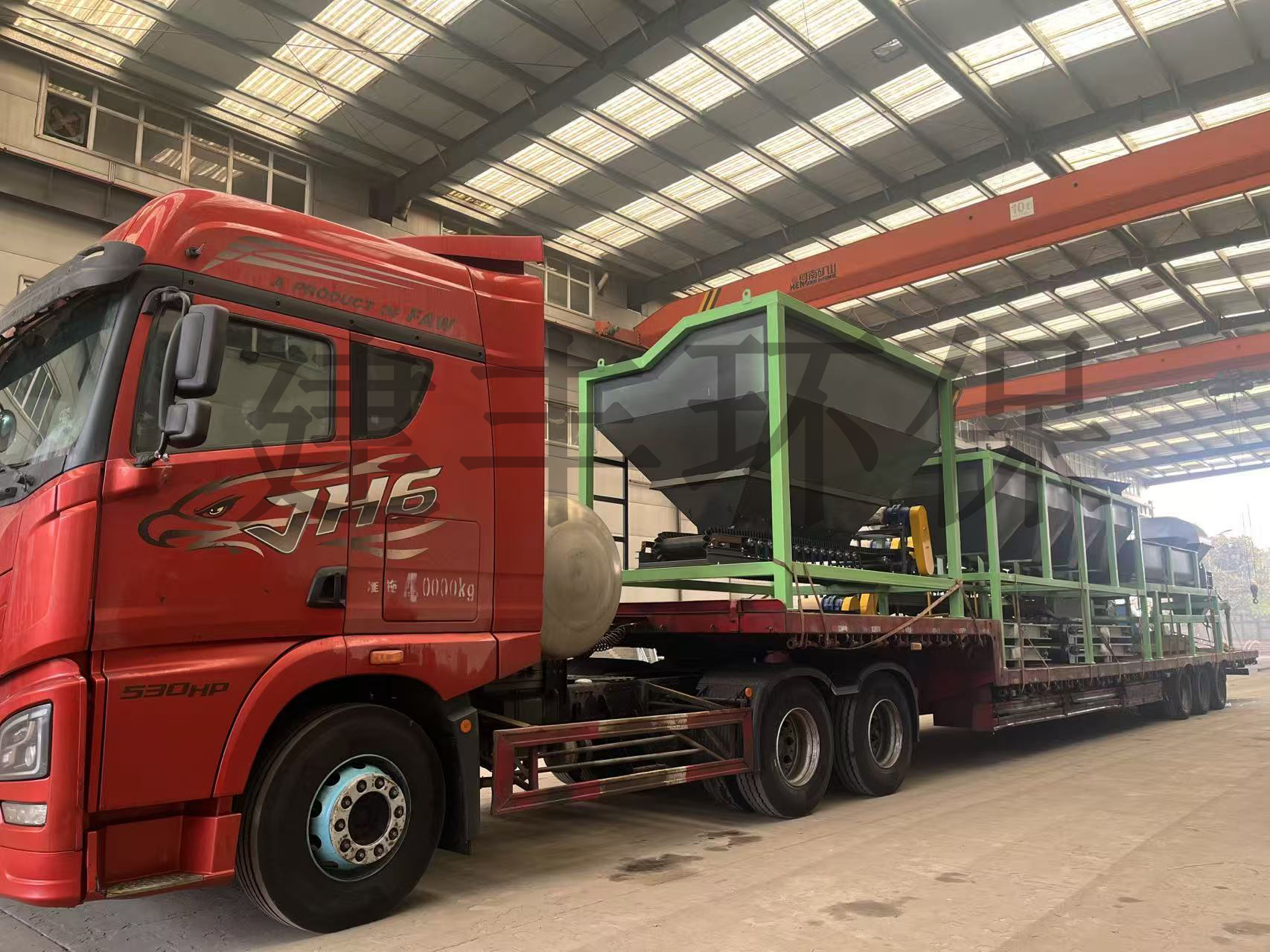 有機(jī)肥生產(chǎn)線按期發(fā)貨，以可靠設(shè)備保障客戶生產(chǎn)需求