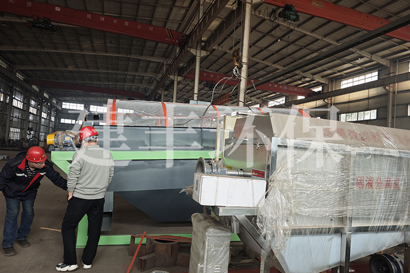 滾筒篩分機(jī)發(fā)貨現(xiàn)場(chǎng)